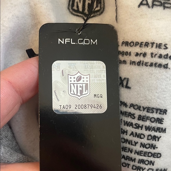 NFL Buffalo Bills Football Gray Hoodie men’s 3xl authentic nwt - Picture 3 of 9